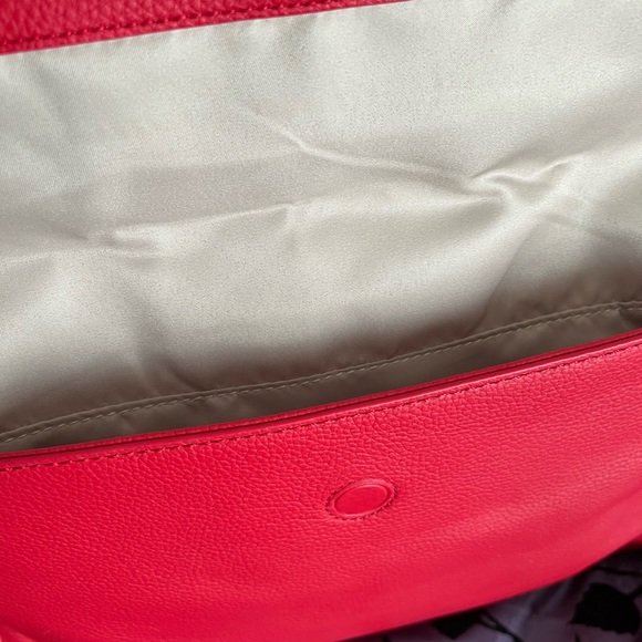 Isaac Mizrahi Red Bag with gold accents - Picture 11 of 16